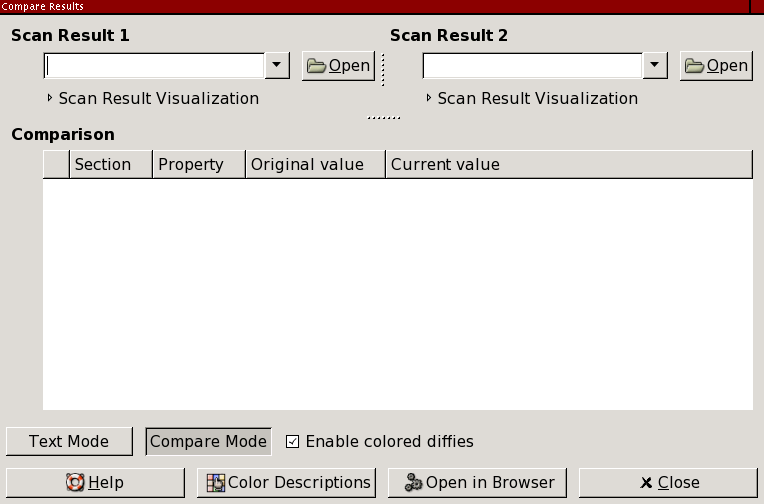 Comparison tool